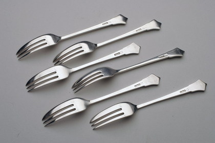 Art Deco Cake Forks (set of 6)